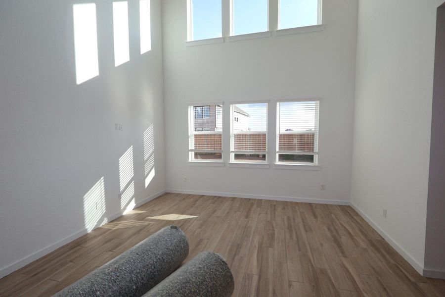 Great room - still under construction! Great room - still under construction!