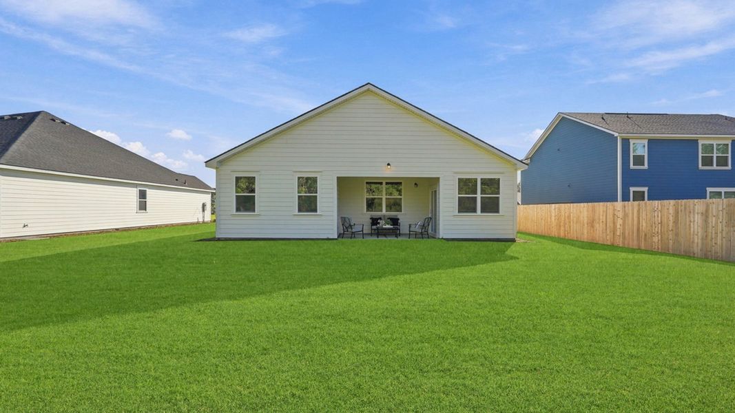 Exterior details and patio area of a home in Laurel Grove, Guyton (Image 22).