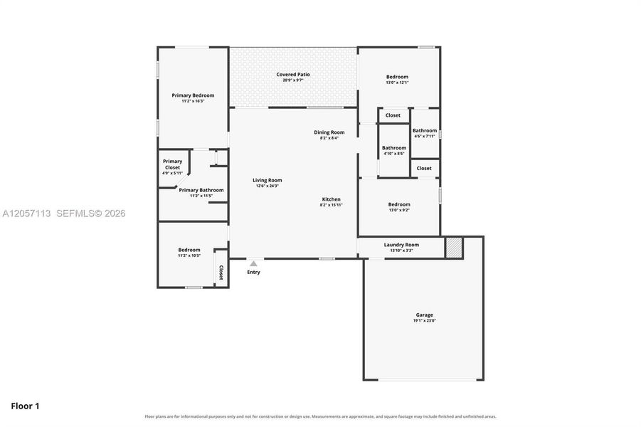 2D floor plan layout of this home in , Cape Coral, FL (Image 4). 2D floor plan layout of this home in , Cape Coral, FL (Image 4).