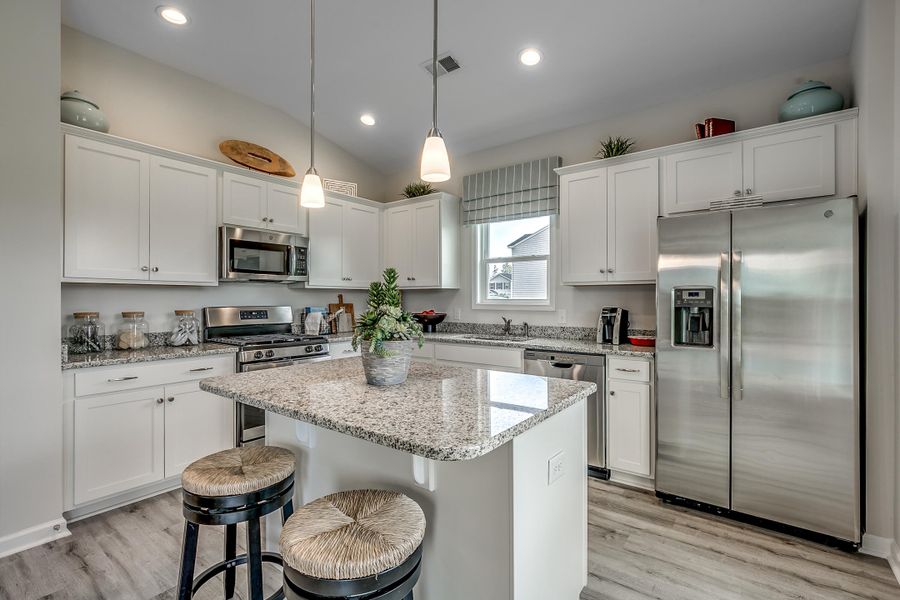 Furnished interior view inside a new home in Fairway Woods at Wyboo, Manning (Image 27).