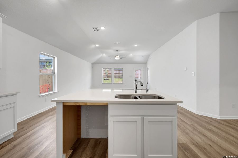 Furnished interior view inside a new home in Mesquite Ridge, San Antonio (Image 6).