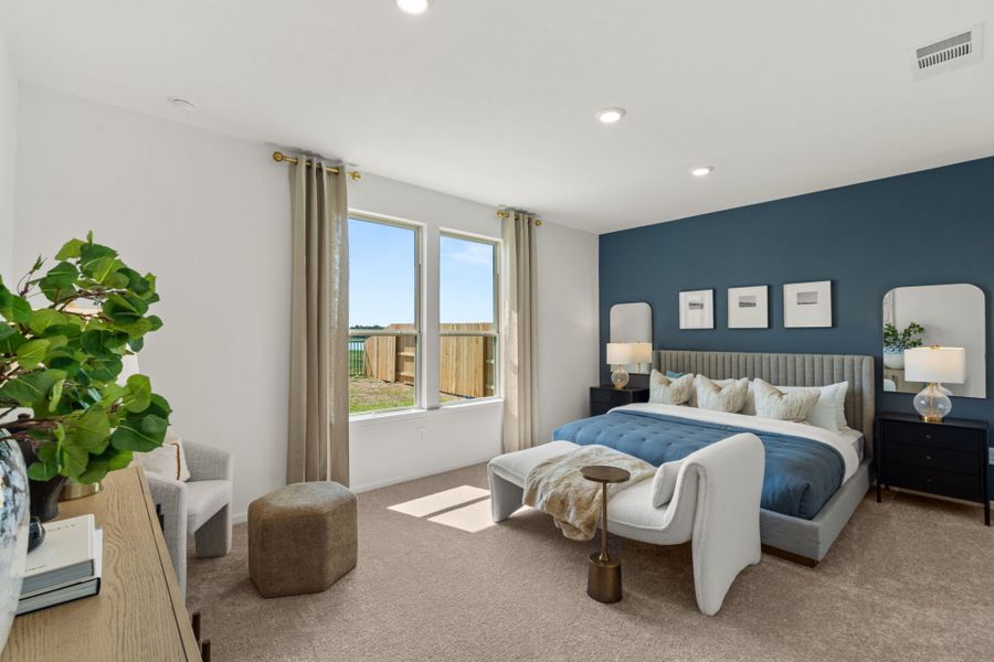 Furnished interior view inside a new home in Patterson Ranch, Georgetown (Image 13).