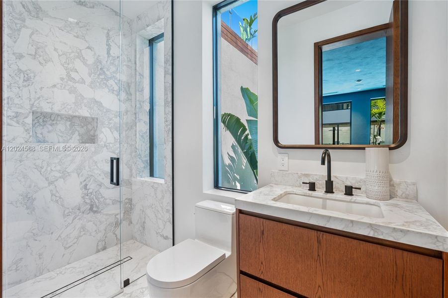 Furnished interior view inside a new home in , Miami Beach (Image 5).