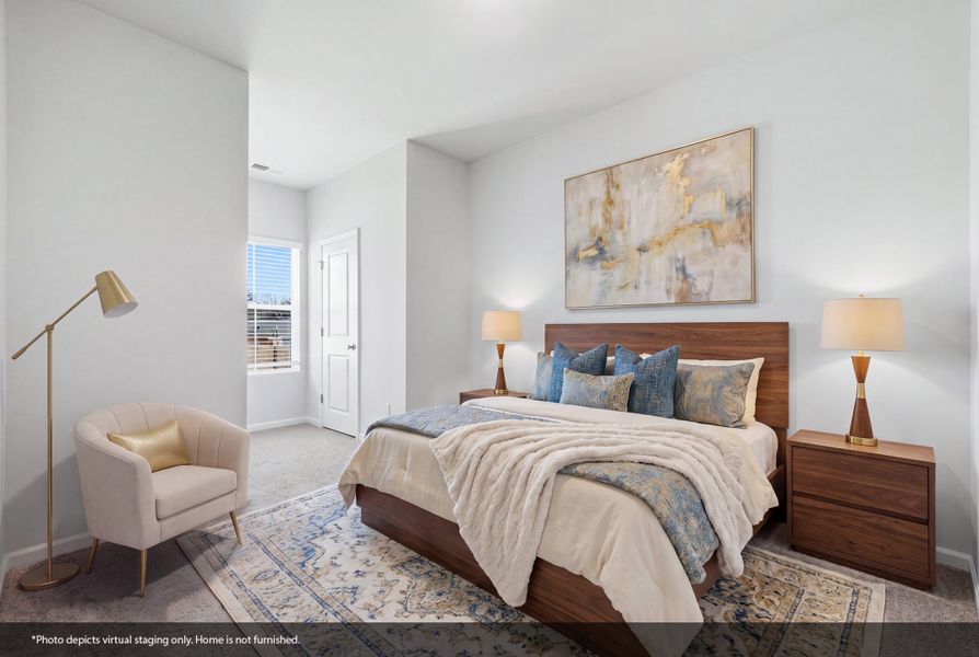 Furnished interior view inside a new home in Lakeview Village, Charlotte (Image 8).