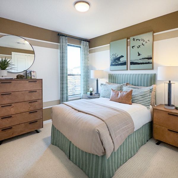 Representative Secondary Bedroom - some options shown