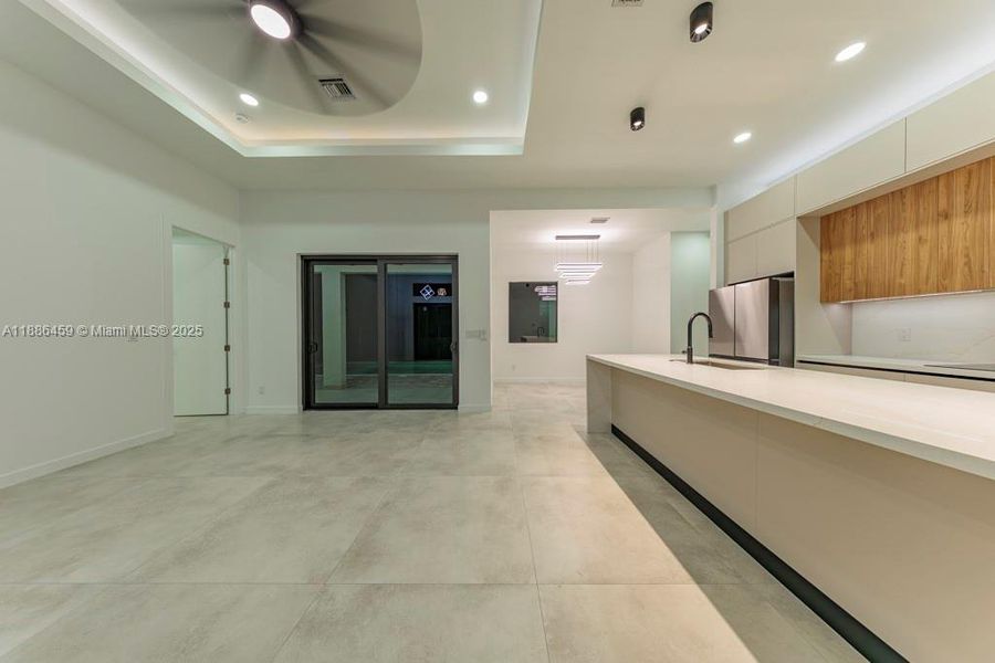 Furnished interior view inside a new home in , Cape Coral (Image 4). Furnished interior view inside a new home in , Cape Coral (Image 4).