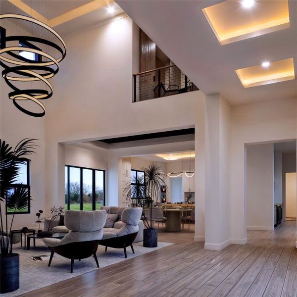 Furnished interior view inside a new home in , Conroe (Image 5). Furnished interior view inside a new home in , Conroe (Image 5).