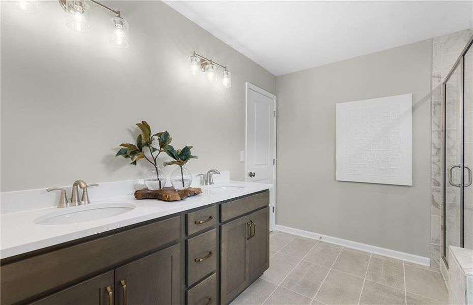 Furnished interior view inside a new home in Sierra Creek, Hoschton (Image 30).