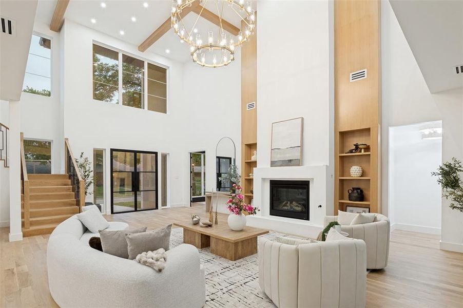Furnished interior view inside a new home in , Dallas (Image 18).