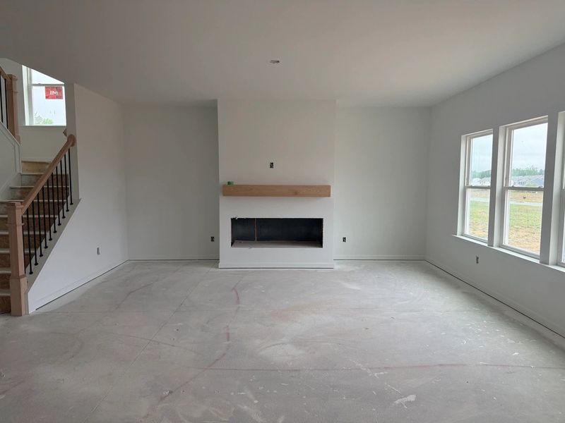 In-progress construction of a new home in The Point, Rolesville, NC (Image 20).