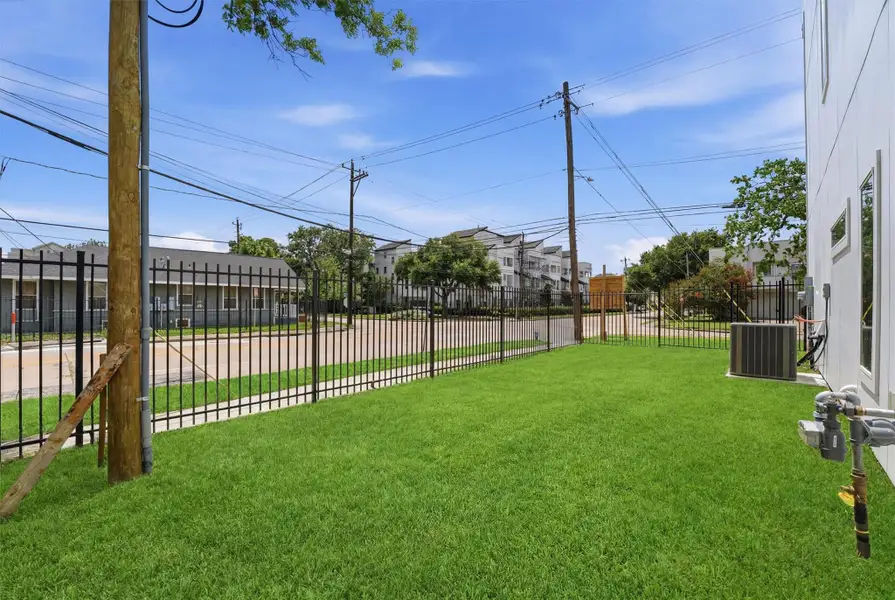 Exterior details and patio area of a home in , Houston (Image 31). Exterior details and patio area of a home in , Houston (Image 31).
