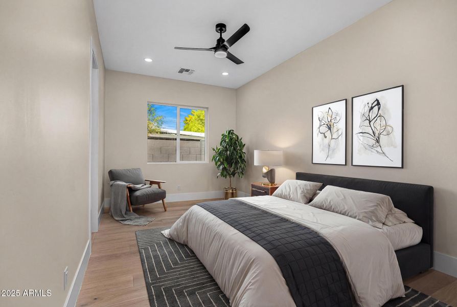 (Virtually Staged) Bedroom 1