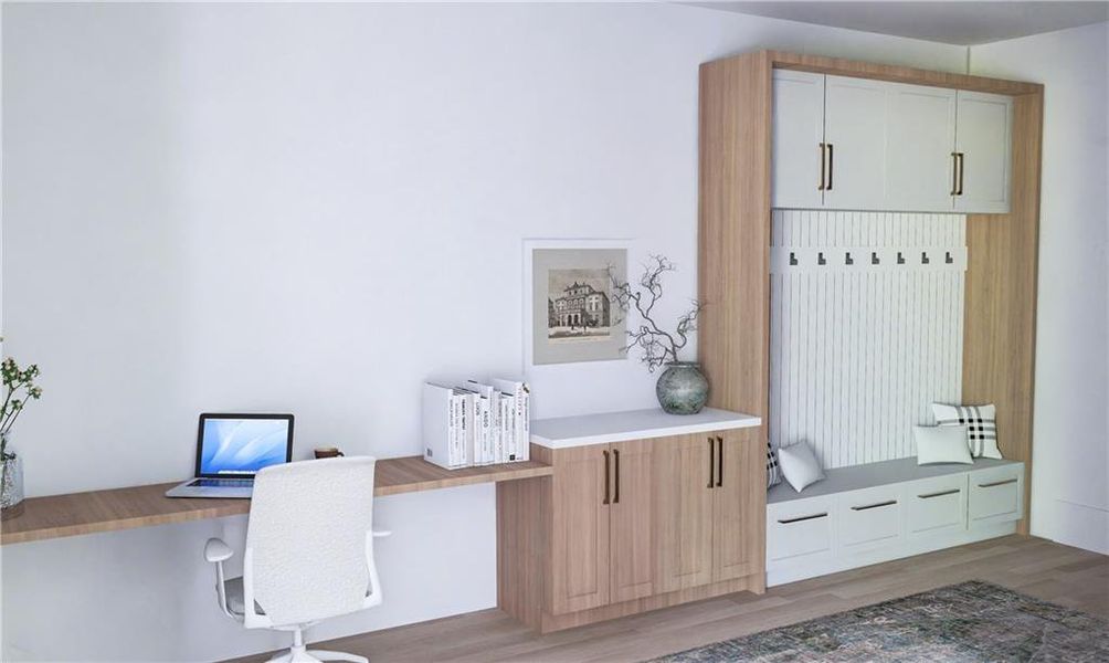 Furnished interior view inside a new home in , Milton (Image 8).