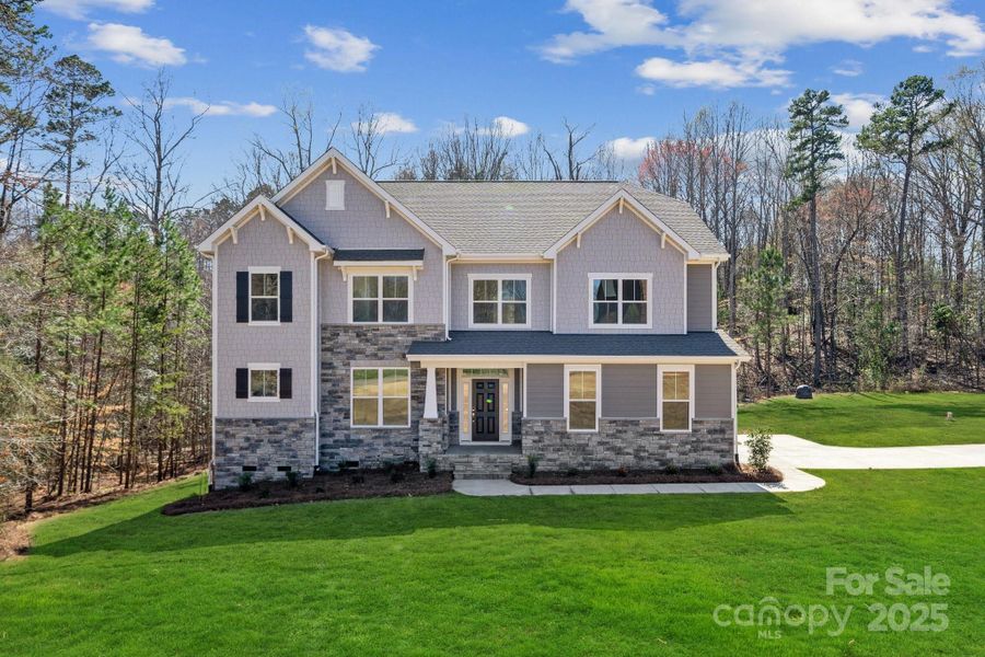 Front exterior of a home in the Cobblestone community, located in Denver, NC (Image 2).