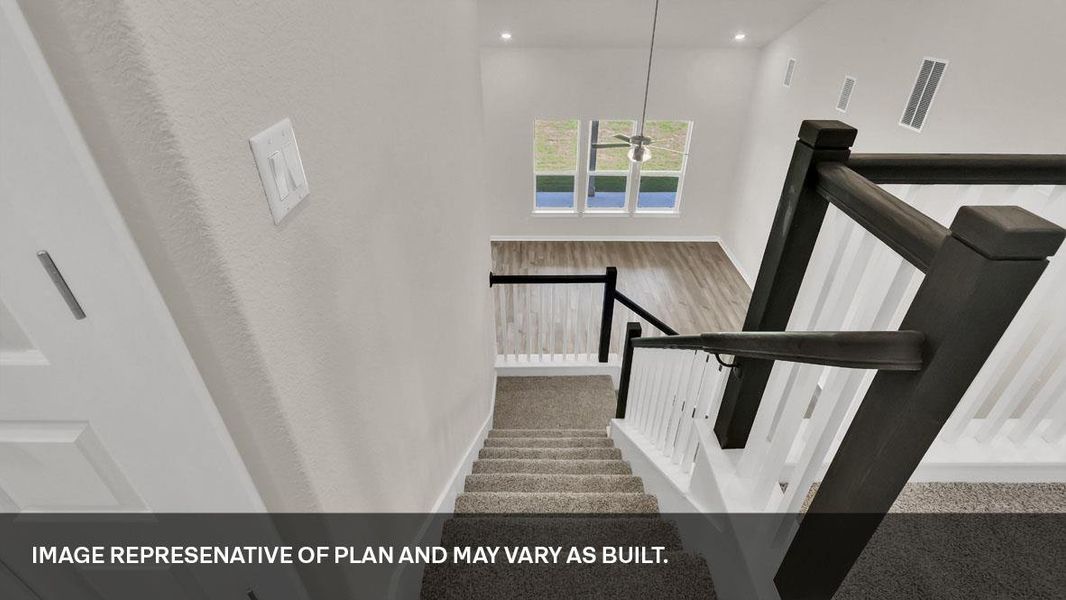 Furnished interior view inside a new home in Rosenbusch Ranch, Leander (Image 10).