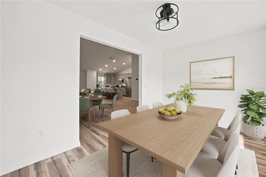 Furnished interior view inside a new home in , Ocala (Image 15).