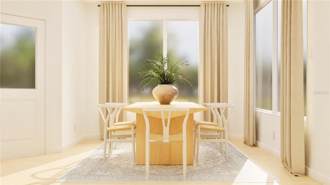 Furnished interior view inside a new home in , Clermont (Image 6).