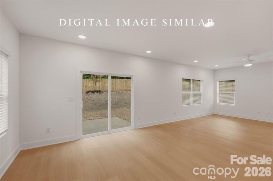 Spacious, unfurnished interior of a new home in , Charlotte (Image 24).