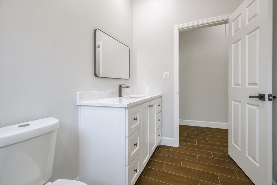 Furnished interior view inside a new home in , Houston (Image 12).