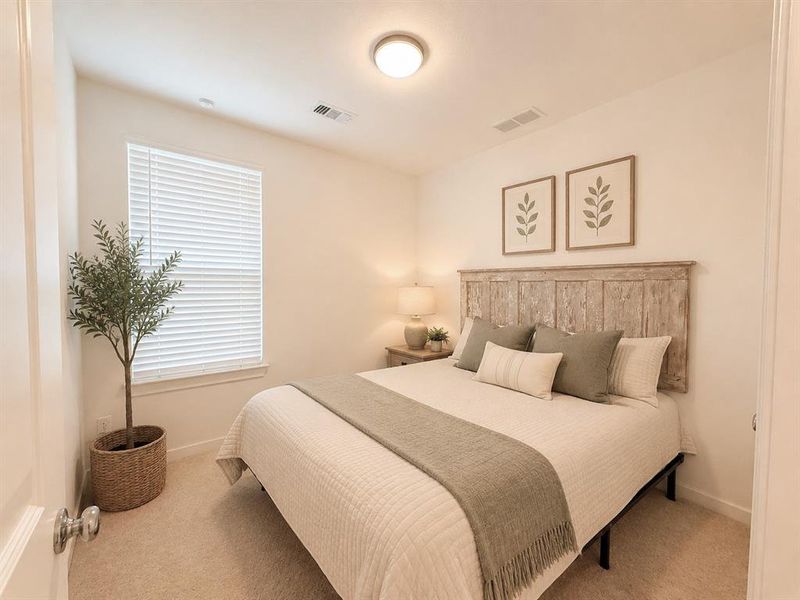 Furnished interior view inside a new home in Bel Air Village, Sherman (Image 17). Furnished interior view inside a new home in Bel Air Village, Sherman (Image 17).