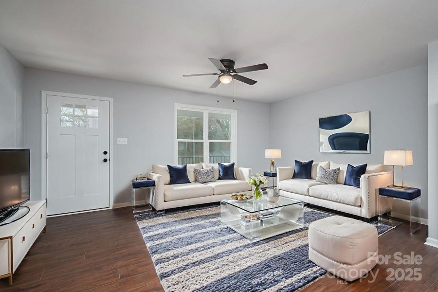 Furnished interior view inside a new home in , Lincolnton (Image 5). Furnished interior view inside a new home in , Lincolnton (Image 5).