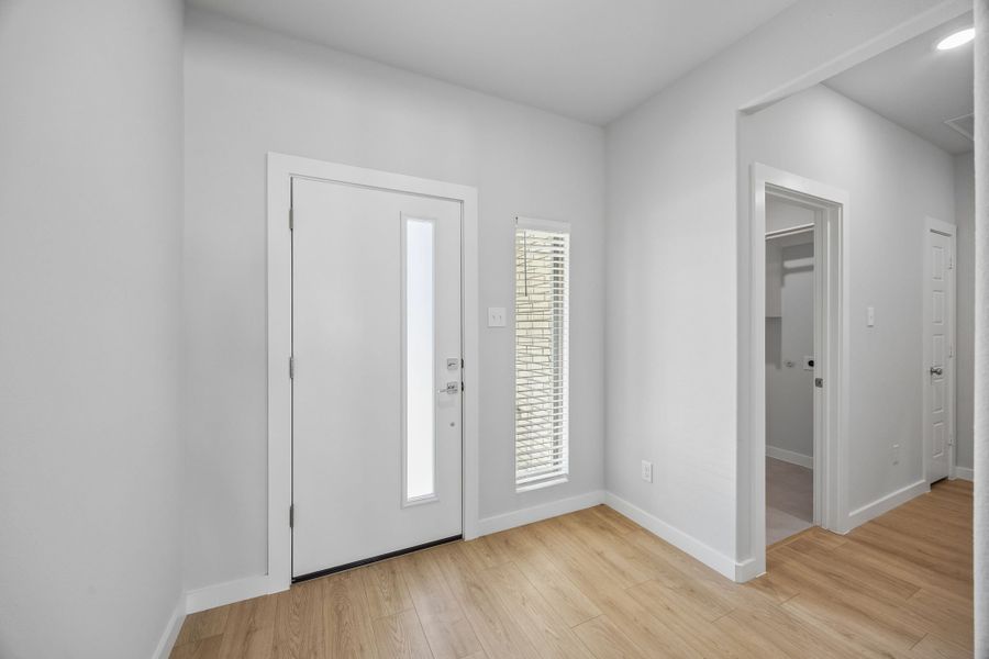 Foyer in the Birch home plan by Trophy Signature Homes – REPRESENTATIVE PHOTO