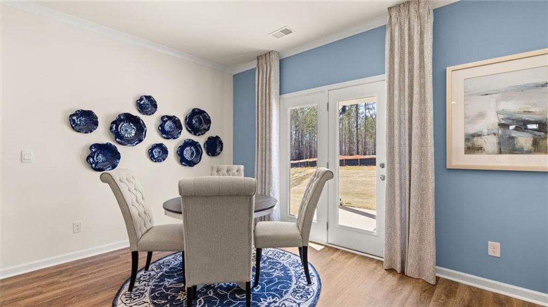 Furnished interior view inside a new home in Kingston Ranch at Lake Oconee, Buckhead (Image 45).