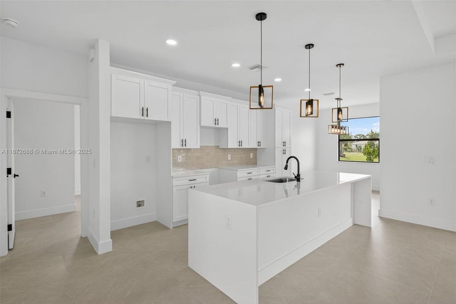 Furnished interior view inside a new home in , Lehigh Acres (Image 9).
