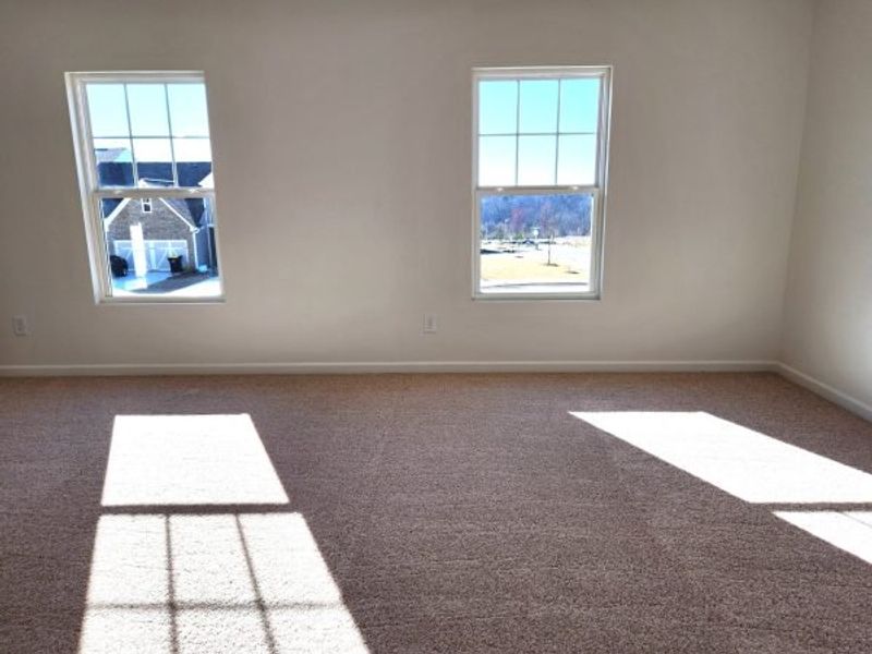 Representative unfurnished interior of a home built from the Boxwood Townhome by Piedmont Residential in The Retreat at Browns Ridge, Newnan (Image 52).