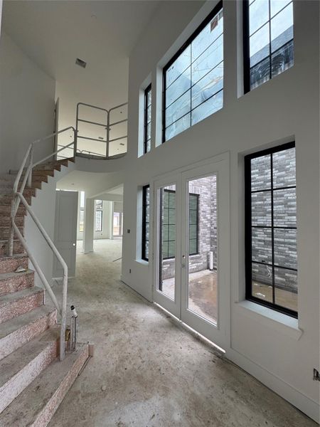 Enter through luxury