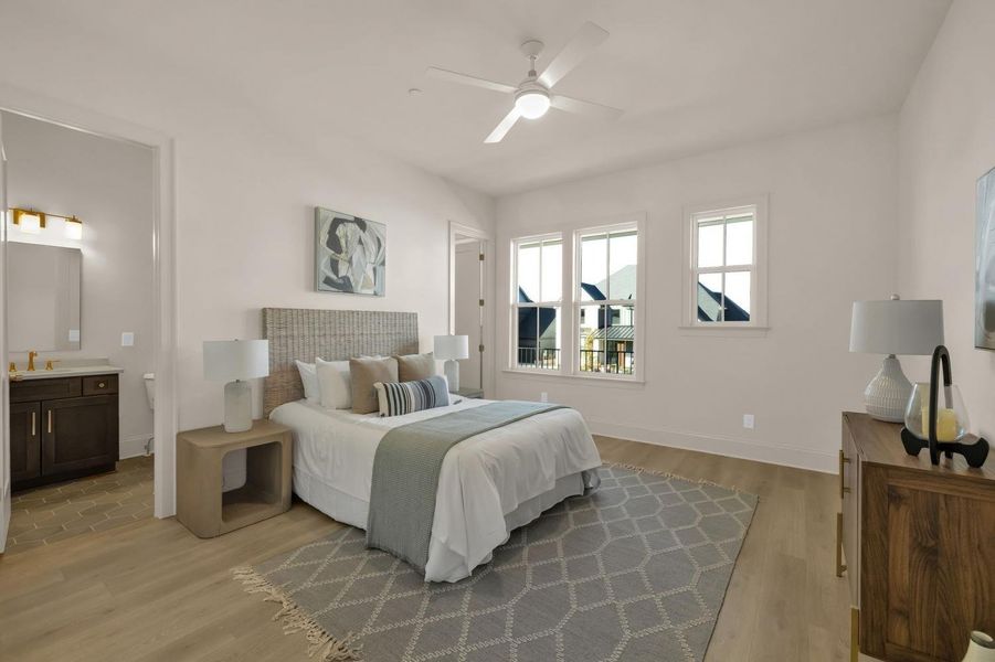 Furnished interior view inside a new home in Annecy, Nolensville (Image 7).