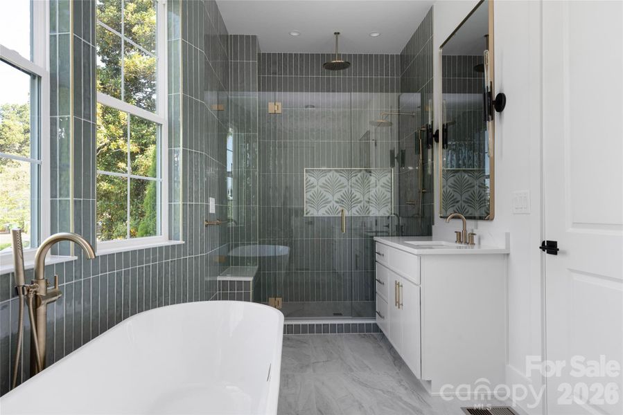Primary bathroom.