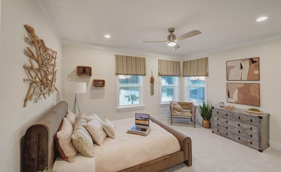 Furnished interior view inside a new home in Tidewater, Jacksonville (Image 36).