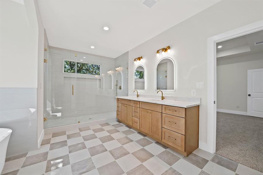 Furnished interior view inside a new home in , Joshua (Image 6).