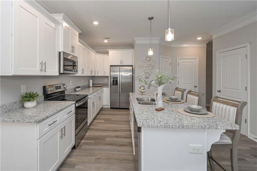 Furnished interior view inside a new home in , Douglasville (Image 10).