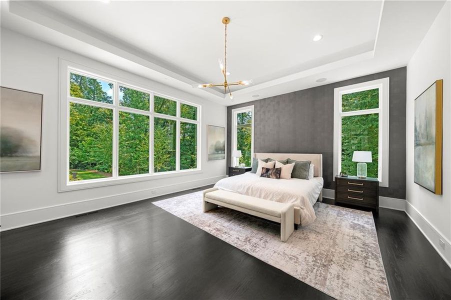 Furnished interior view inside a new home in , Sandy Springs (Image 38).