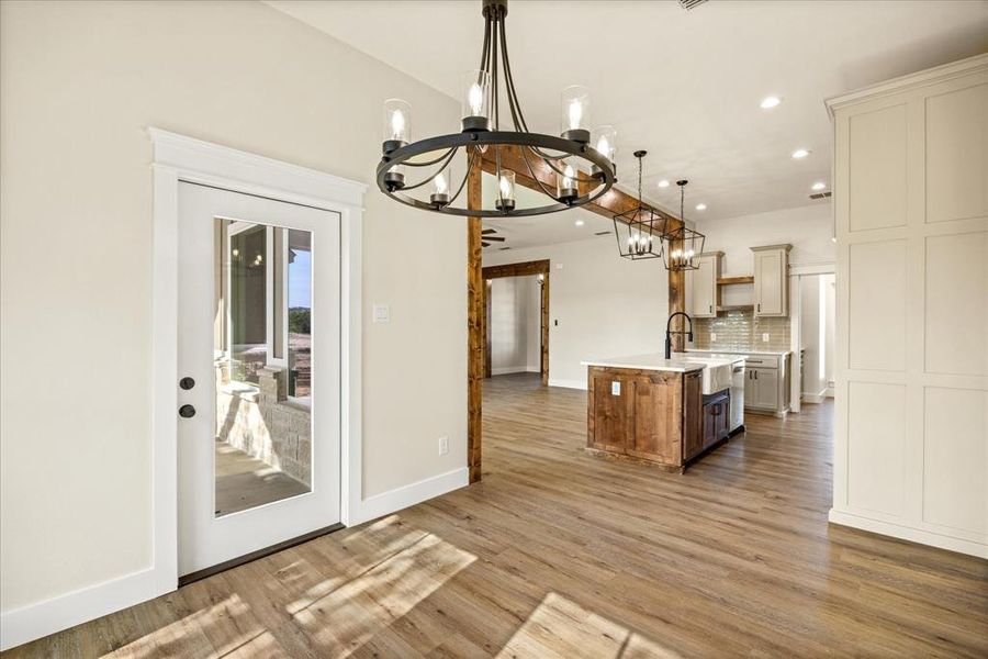 Furnished interior view inside a new home in , Bluff Dale (Image 15).