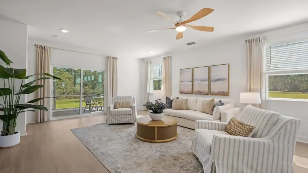 Furnished interior view inside a new home in Altama, Brunswick (Image 19). Furnished interior view inside a new home in Altama, Brunswick (Image 19).