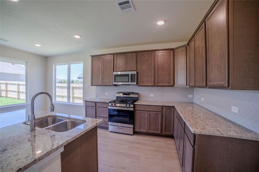 Furnished interior view inside a new home in , Brenham (Image 8).