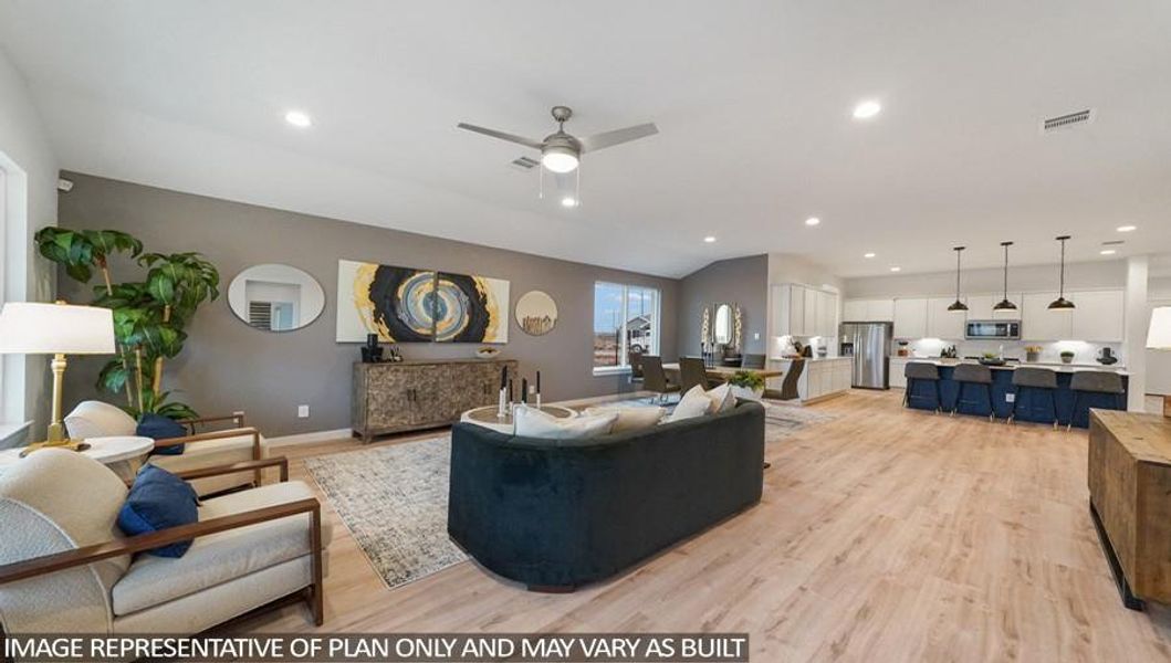 Furnished interior view inside a new home in Mill Creek Estates, Magnolia (Image 12).