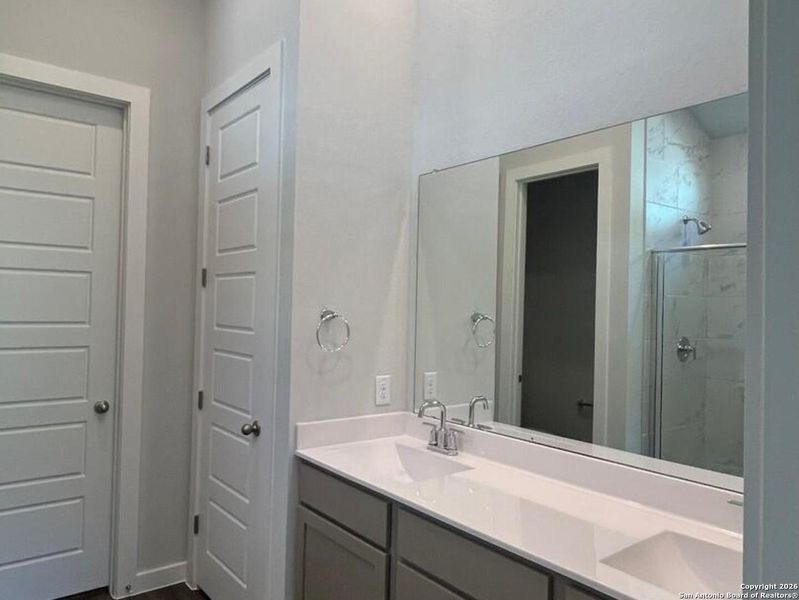 Furnished interior view inside a new home in The Meadows at Hunters Ranch, San Antonio (Image 3).
