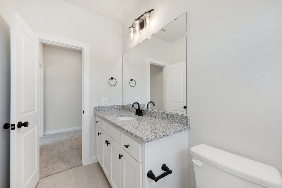 Furnished interior view inside a new home in Willow Grove Single-Family Homes, Melissa (Image 19).