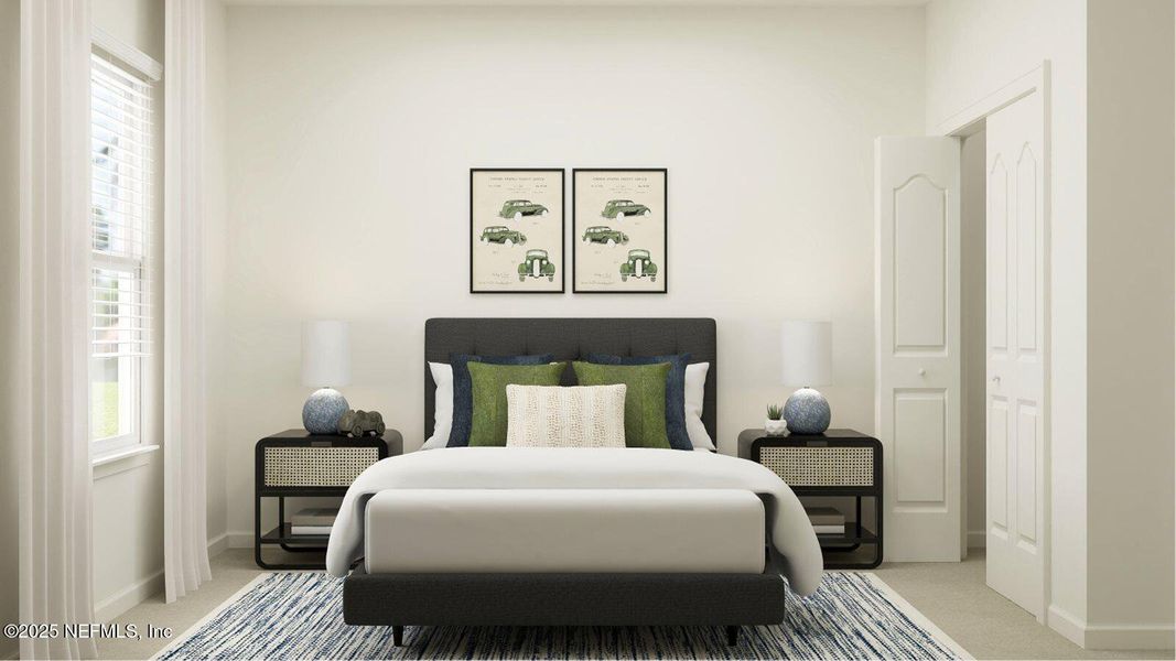 Furnished interior view inside a new home in Silver Falls Single Family at SilverLeaf, St. Augustine (Image 9).