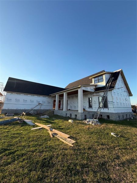 In-progress construction of a new home in , Richmond, TX (Image 7).