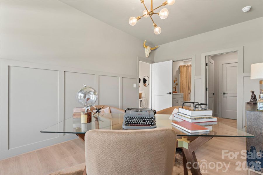 Furnished interior view inside a new home in , Huntersville (Image 25).
