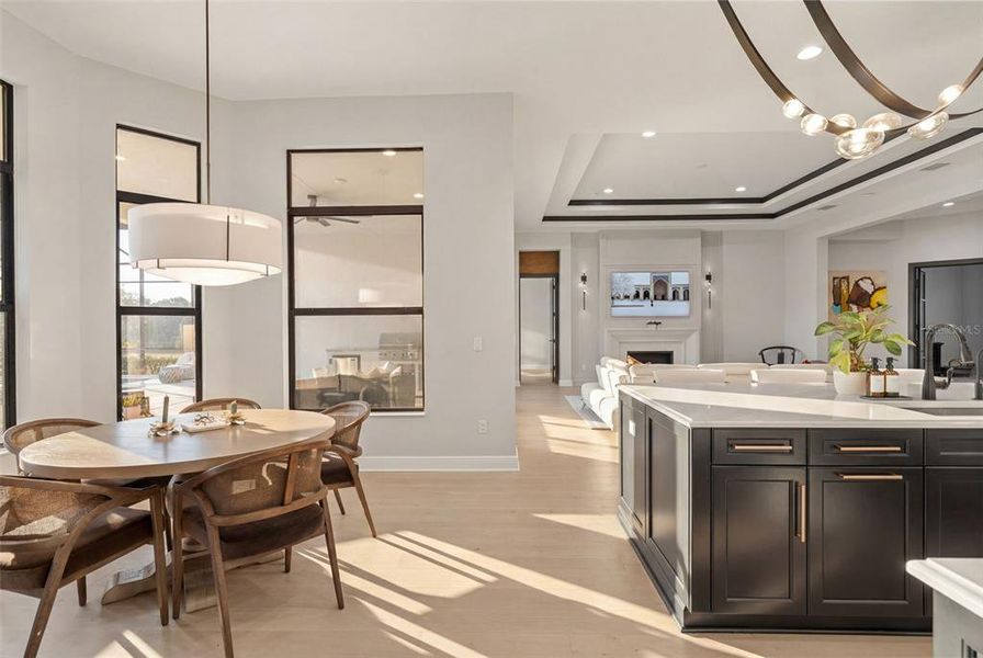 Furnished interior view inside a new home in , Sarasota (Image 49).