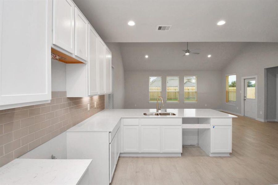 This generously spacious kitchen is a dream realized!