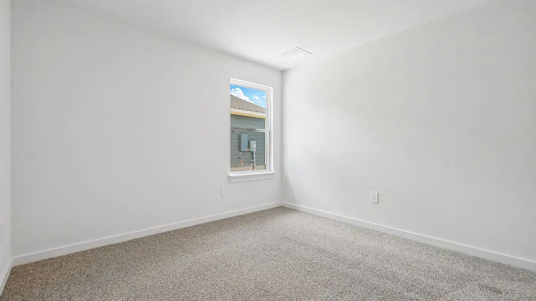 Spacious, unfurnished interior of a new home in Trails at Wildhorse, Austin (Image 29).