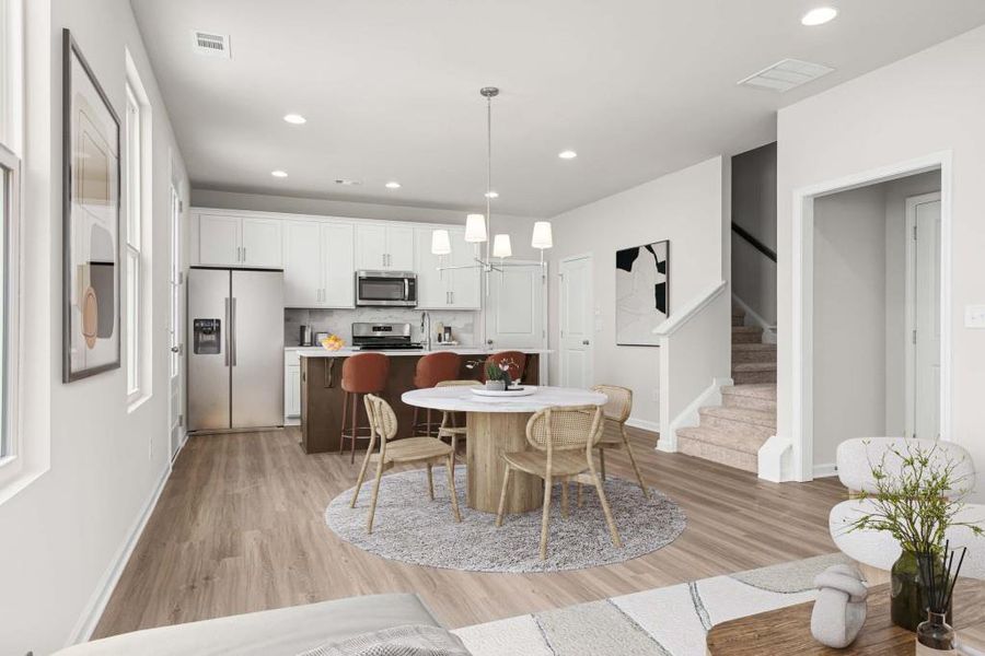 Furnished interior view inside a new home in Harmony, Auburn (Image 4).