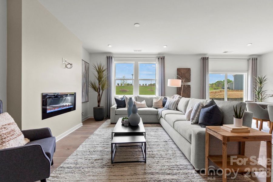 Furnished interior view inside a new home in Grants Landing, Salisbury (Image 25).